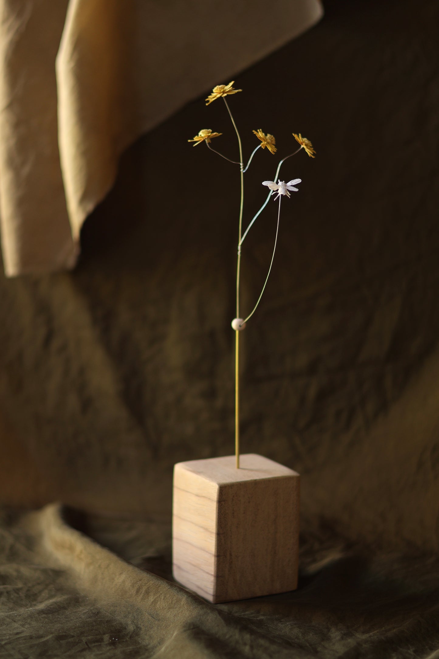 (A) Le pissenlit et L’abeille